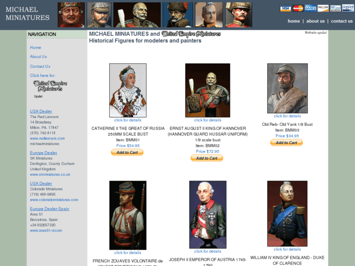 www.michaelminiatures.com