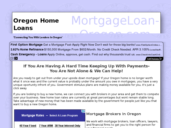 www.mortgageloan-oregon.com