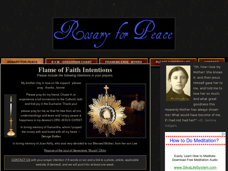 www.rosaryforpeace.com