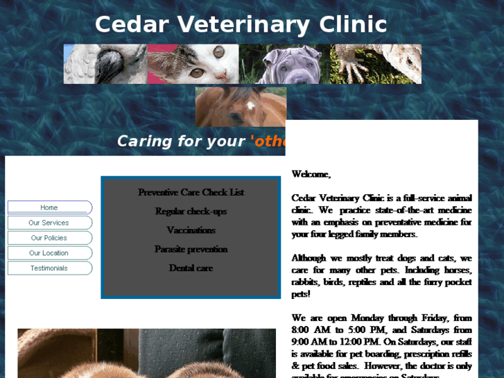 www.cedarvetclinic.com