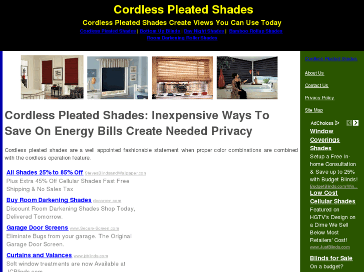 www.cordlesspleatedshades.net