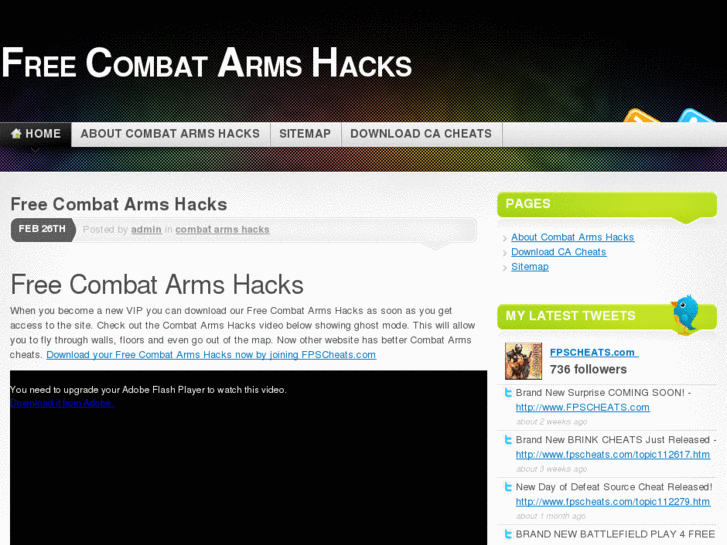 www.freecombatarmshacks.com