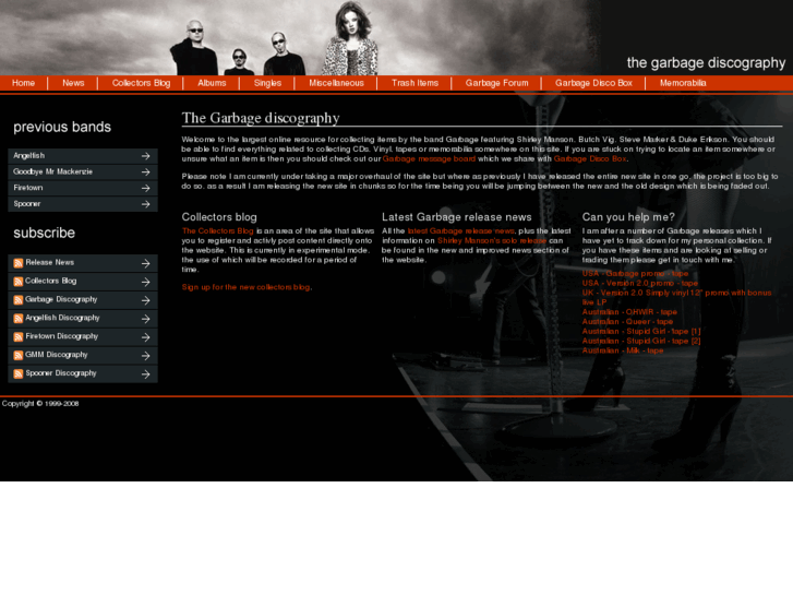 www.garbage-discography.co.uk
