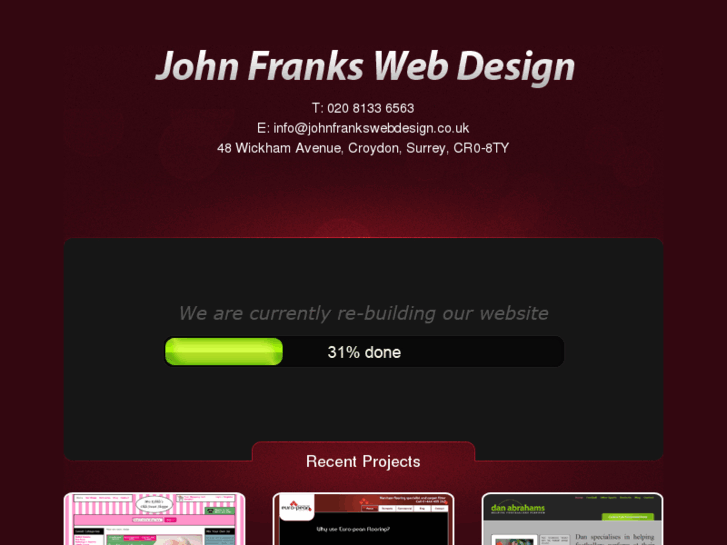 www.johnfrankswebdesign.co.uk