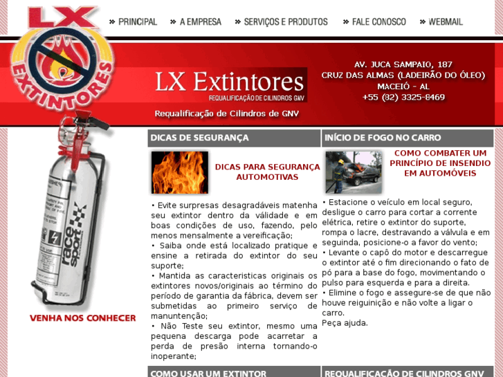 www.lxextintores.com.br