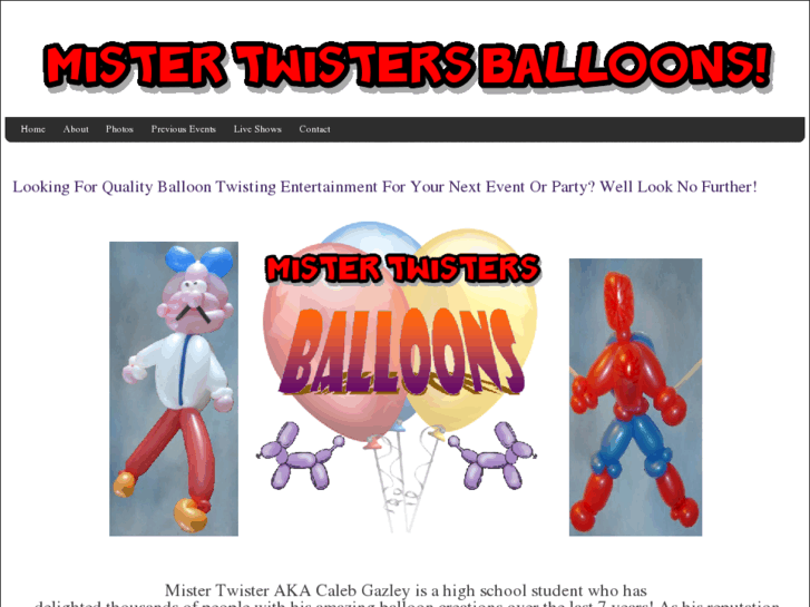 www.mistertwistersballoons.com