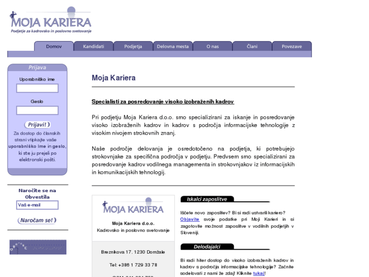 www.mojakariera.si