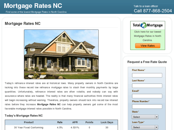 www.mortgageratesnc.com