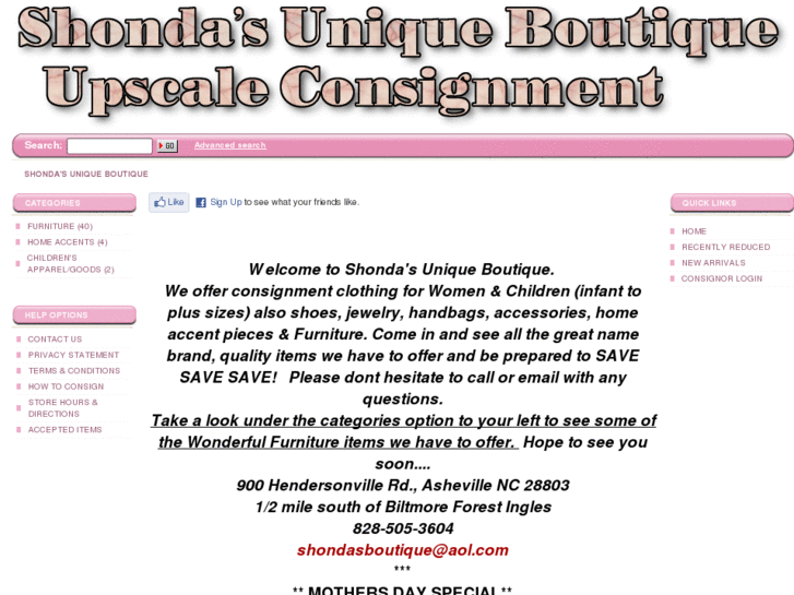 www.shondasboutique.com