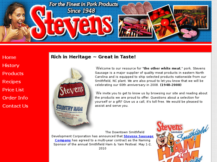 www.stevens-sausage.com