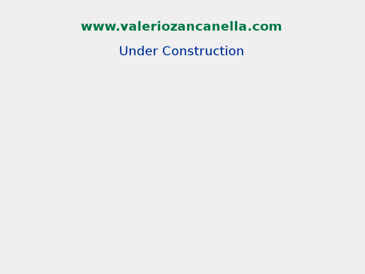 www.valeriozancanella.com