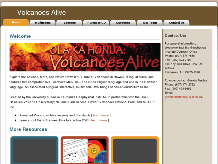 www.volcanoesalive.com