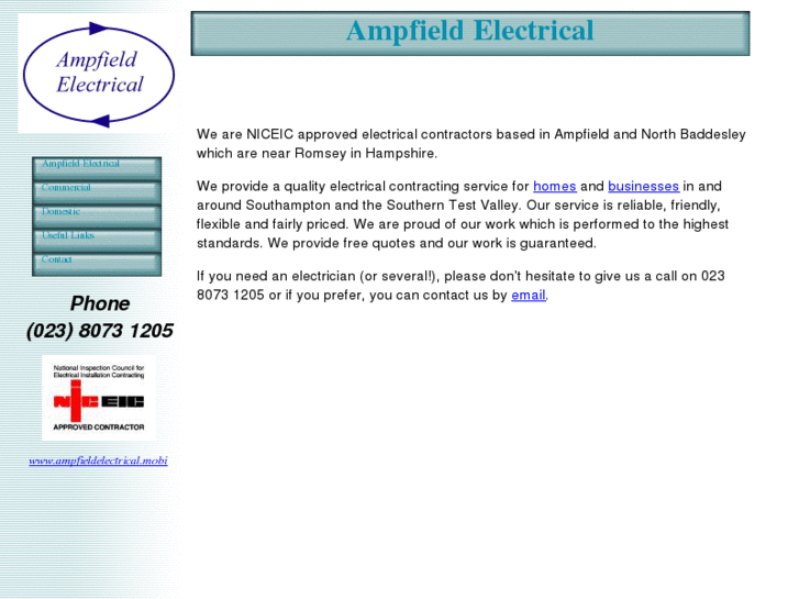 www.ampfieldelectrical.co.uk