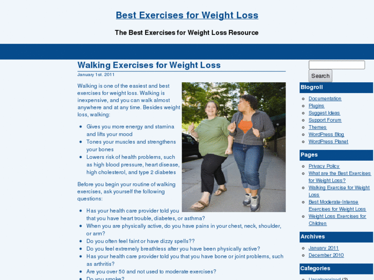 www.bestexercisesforweightloss.com