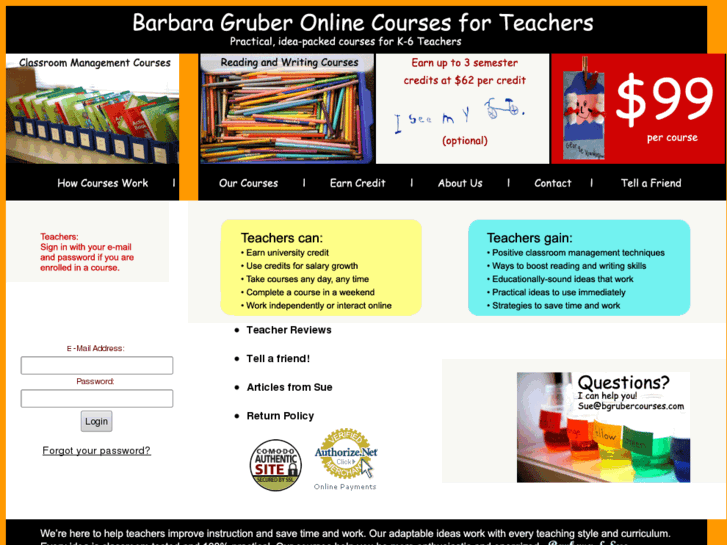 www.bgrubercourses.com