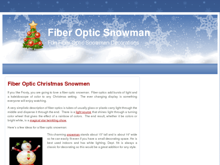 www.fiberopticsnowman.org