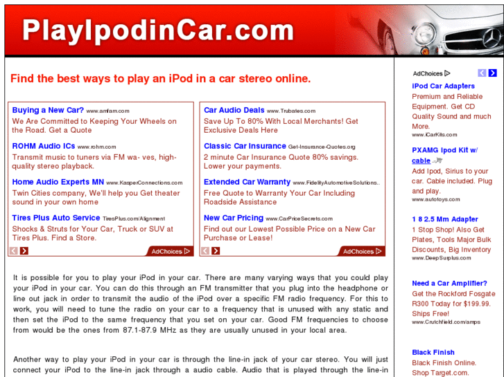 www.playipodincar.com