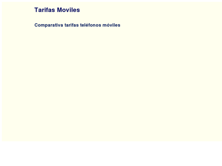 www.tarifasmovil.es