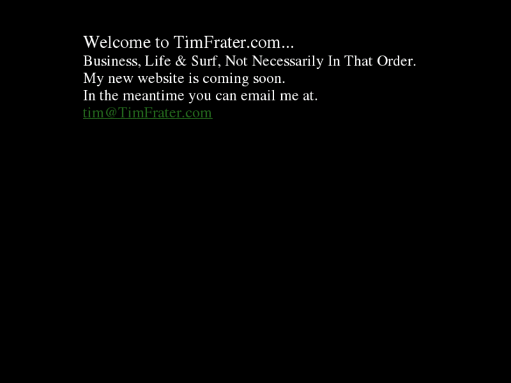 www.timfrater.com