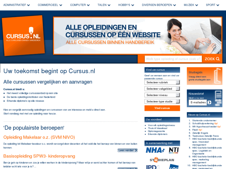 www.cursus.nl