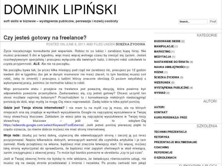 www.dominiklipinski.com