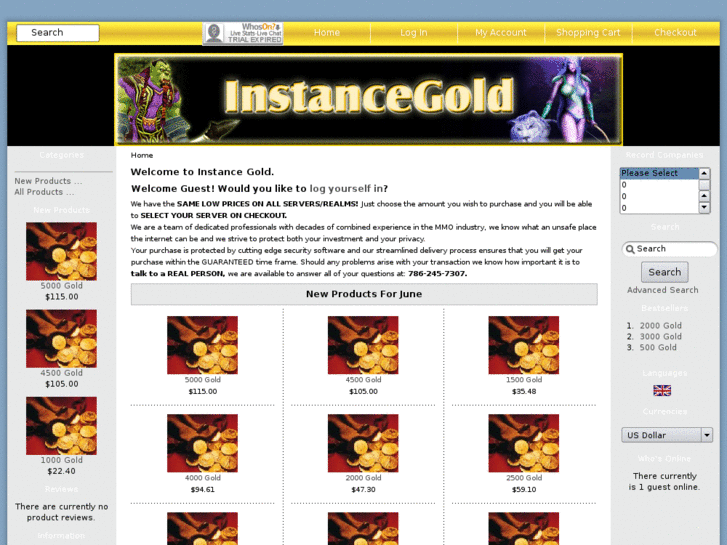 www.instancegold.com