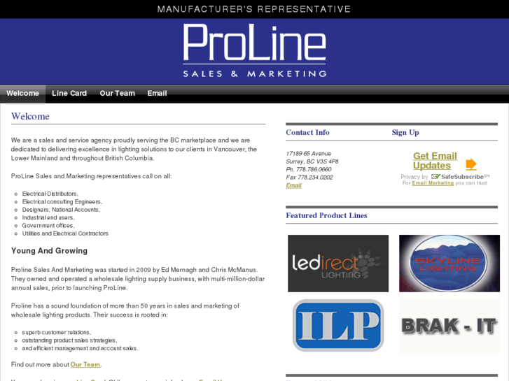 www.prolinesales.biz