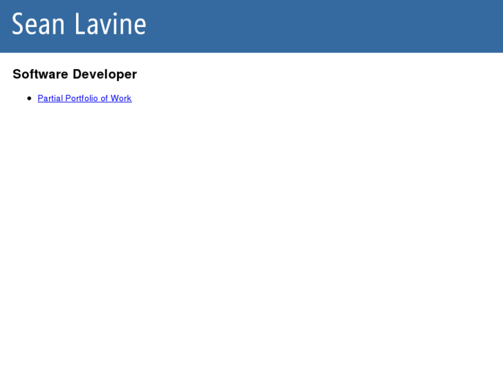 www.seanlavine.com