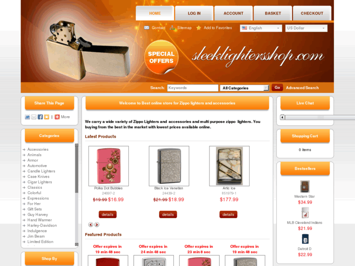www.sleeklightersshop.com