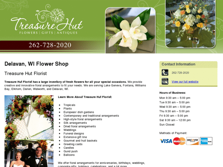 www.treasurehutfloristwi.com