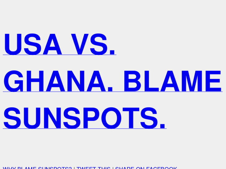 www.blamesunspots.com