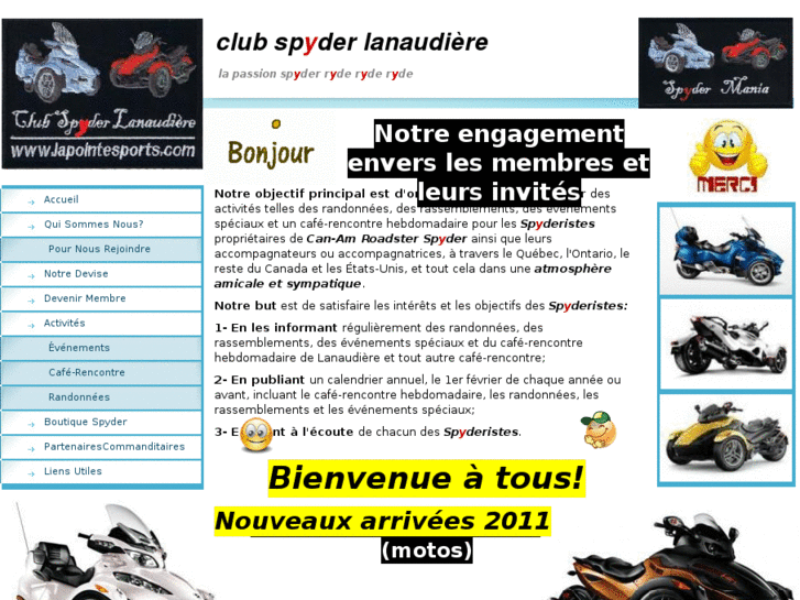 www.clubspyderlanaudiere.com