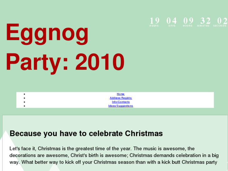 www.eggnogparty.com