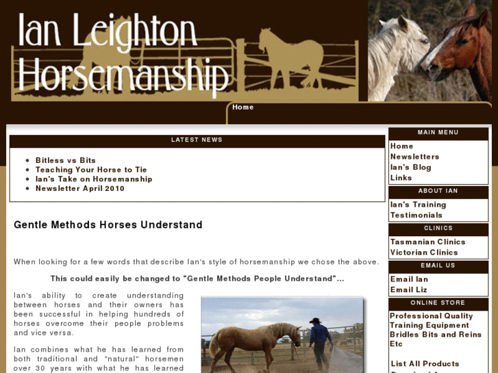 www.ianleightonhorsemanship.com