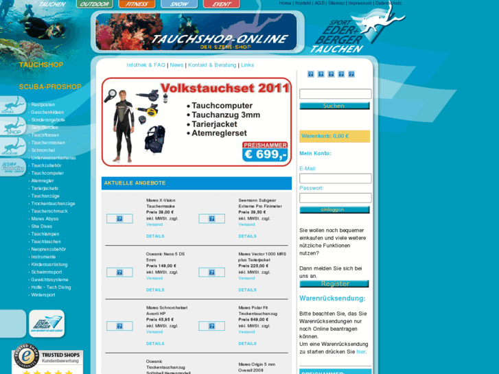 www.online-tauchshop-tauchversand.de