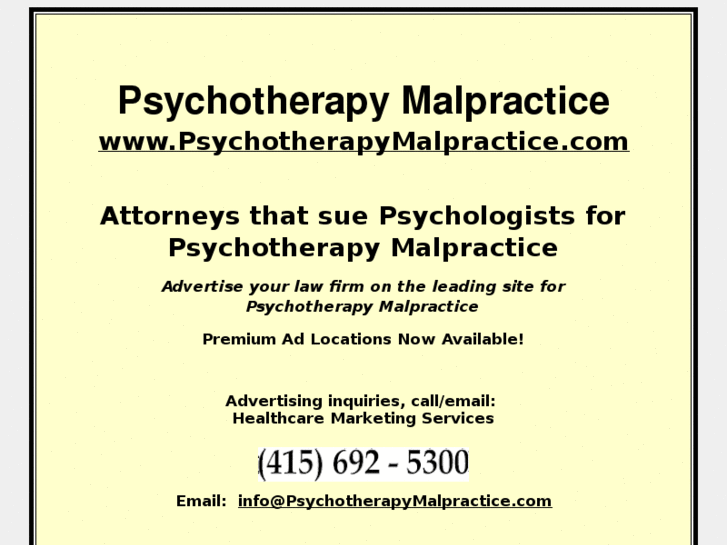 www.psychotherapymalpractice.com