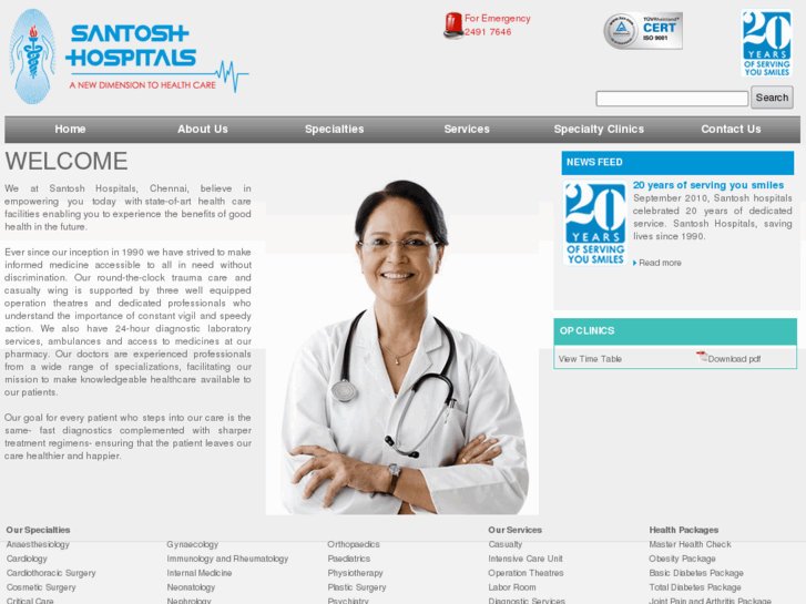 www.santoshhospitals.com