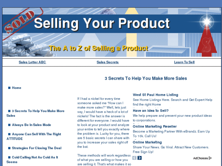 www.sellingyourproduct.net