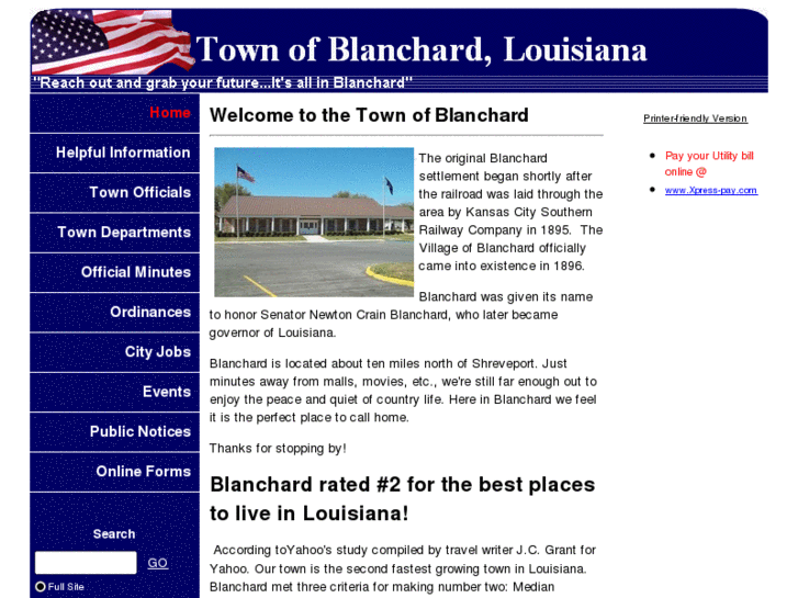 www.townofblanchard.us