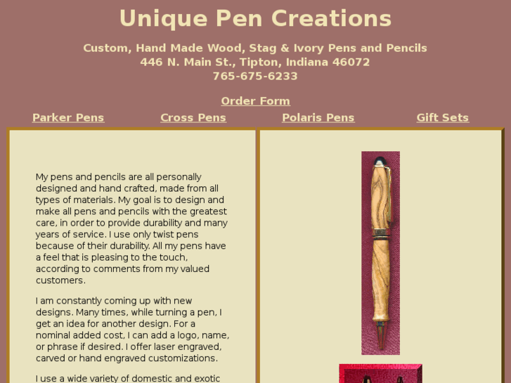 www.uniquepencreations.com