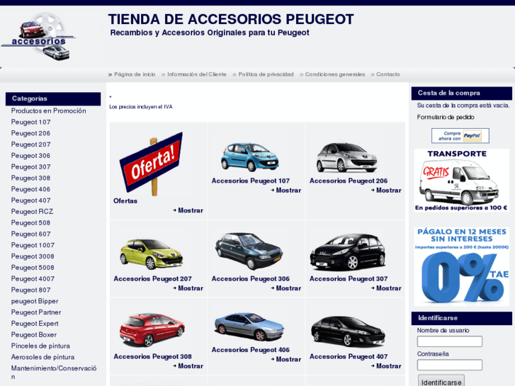 www.accesorios-peugeot.com