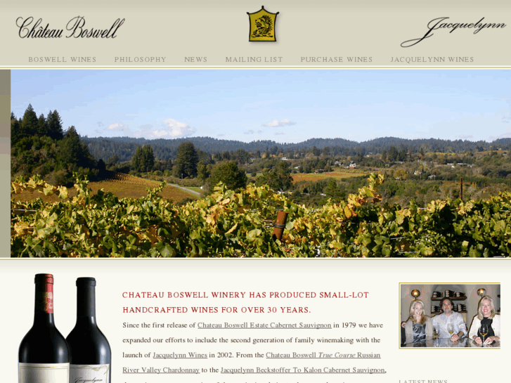 www.chateauboswellwinery.com