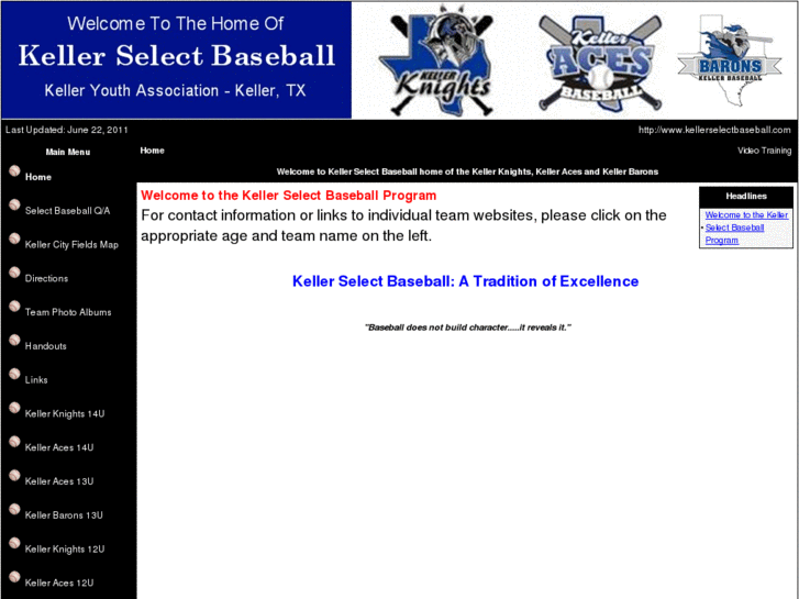 www.kellerselectbaseball.com