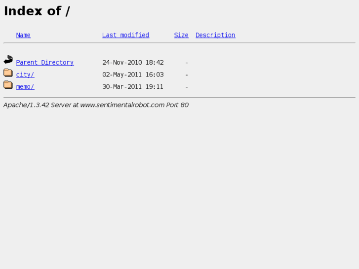 www.sentimentalrobot.com