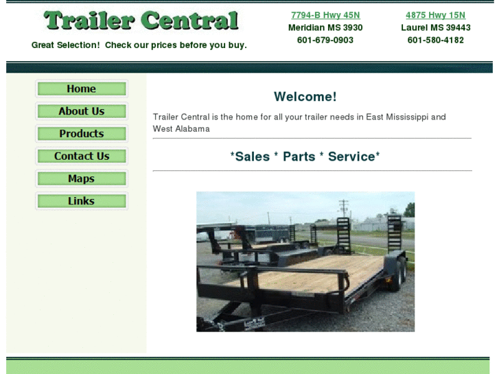 www.trailercentralms.biz