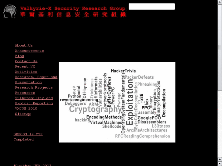 www.vxsecurityresearch.org