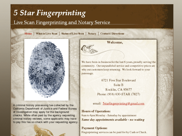 www.5starfingerprinting.com