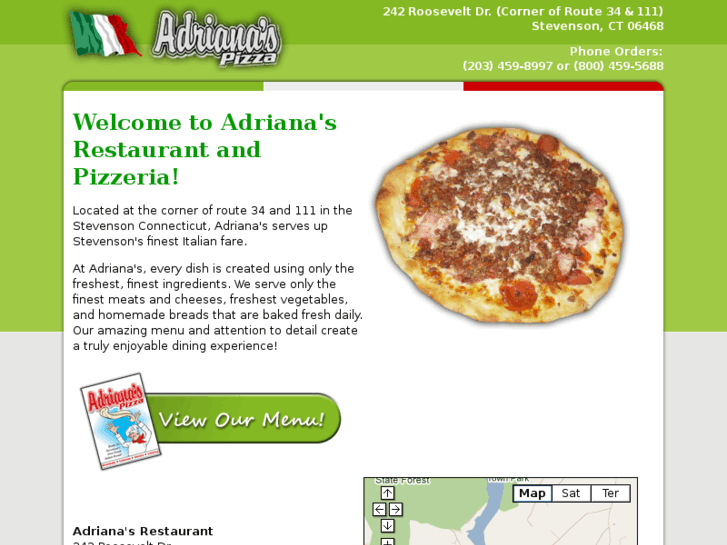 www.adrianaspizza.com