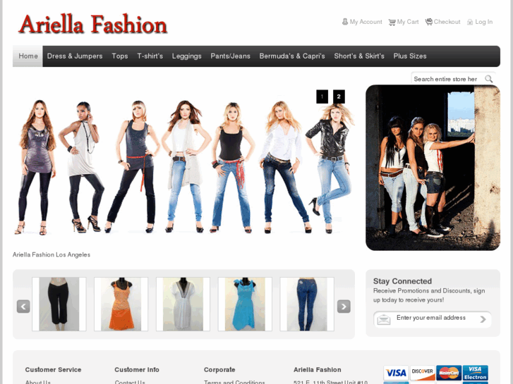 www.ariellafashion.com