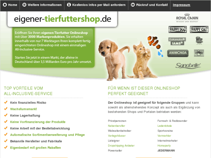 www.eigener-tierfuttershop.de